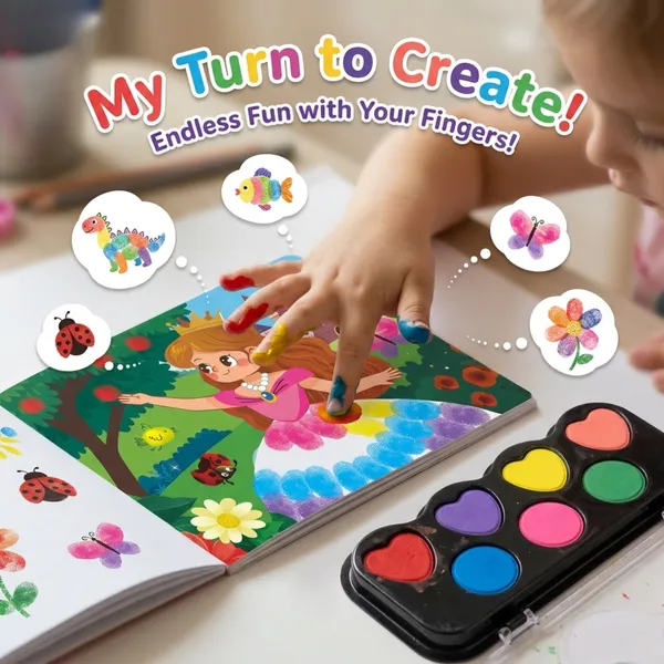 Princess_Finger_Painting_Activity_Book_with_7_Washable_Colors_|_Mess-Free_Finger_Print_Art_Kit_