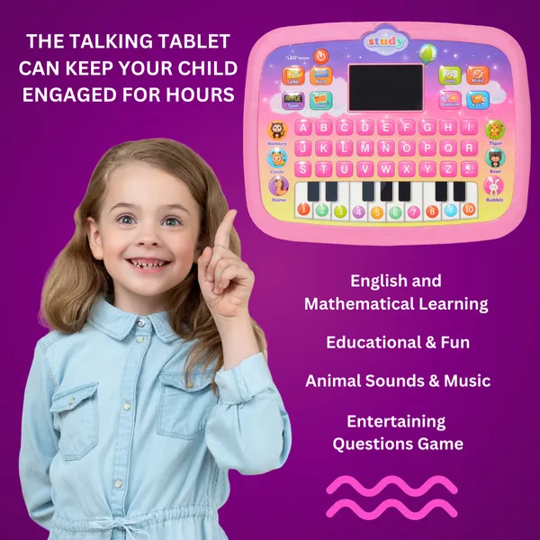 Pink_Premium_Plastic_Talking_Tablet_For_Kids