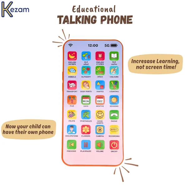 Pink_Premium_Plastic_Talking_Phone_For_Kids