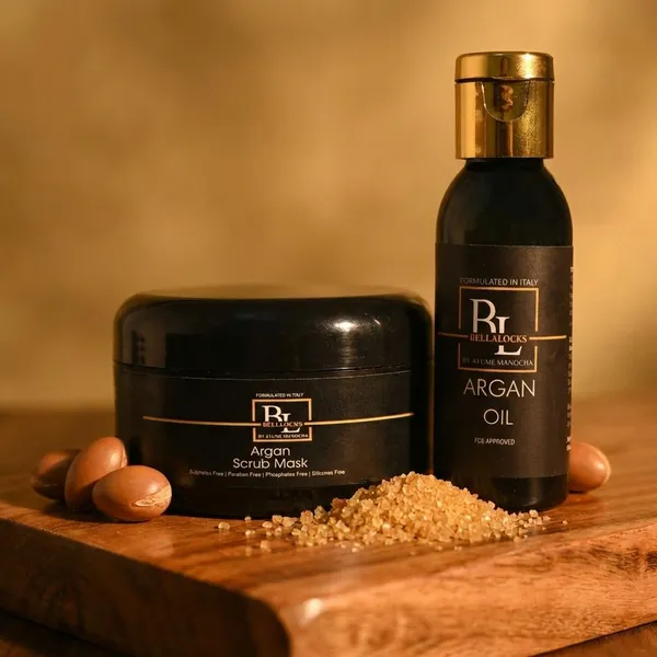 Argan_Spa_Combo_|_Argan_Oil_30_Ml_&_Scrub_Mask_150_Gm