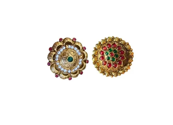 Multicolour_Fashion__Traditional_Stylish_Gold_Plated_Ring_for_Women