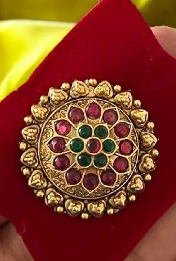 Multicolour_Fashion__Traditional_Stylish_Gold_Plated_Ring_for_Women
