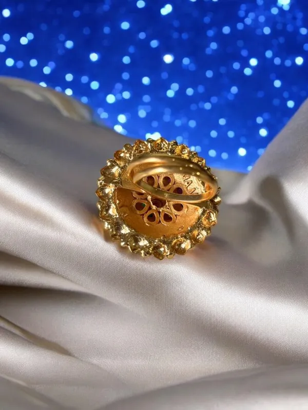 Multicolour_Fashion__Traditional_Stylish_Gold_Plated_Ring_for_Women