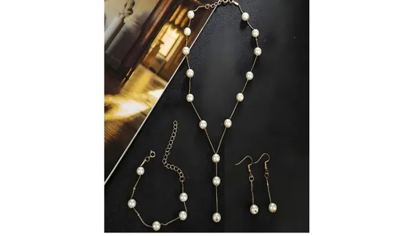 White_Trendy_Gold_Plated_Combo_Jewellery_Set_For_Women