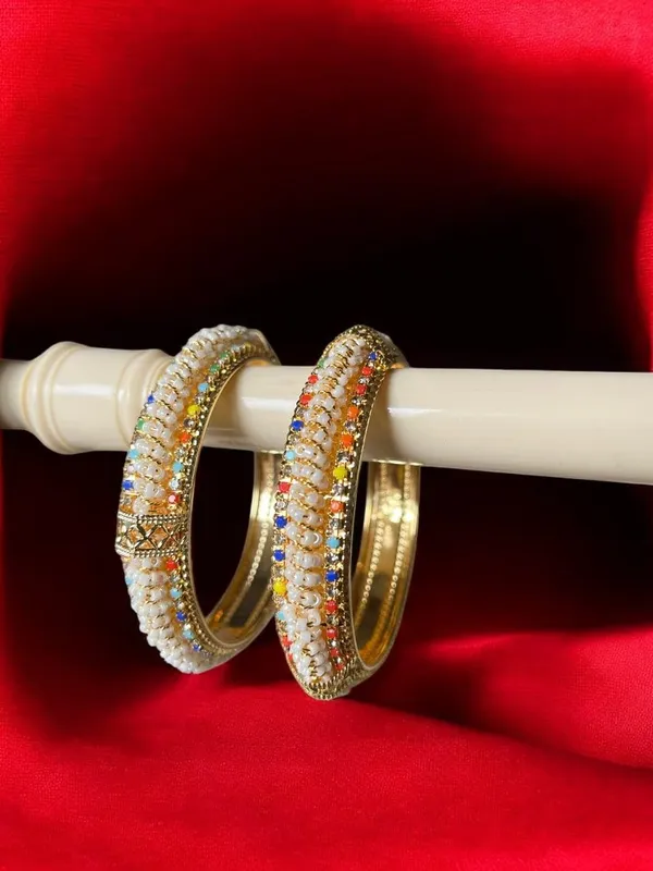 Golden_Traditional_Pearl_Studded_Gold_Plated_Bangles_For_Women_-_Set_Of_2