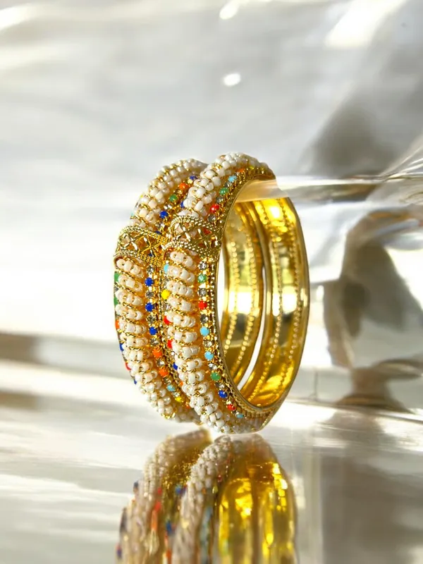 Golden_Traditional_Pearl_Studded_Gold_Plated_Bangles_For_Women_-_Set_Of_2