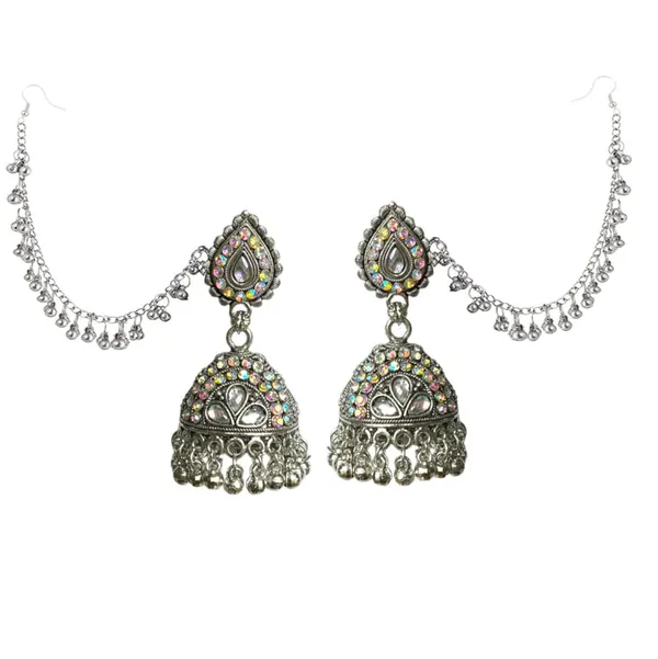 Multicolour_Oxidised_Earrings_Set_For_Women