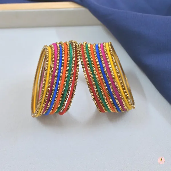 Multicolour_Traditional_Ethnic_Gold-Plated_&_Vibrant_Velvet_Metal_Bangles_For_Women_(26_Pieces)