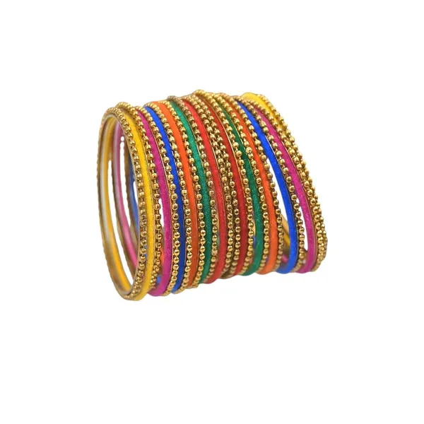 Multicolour_Traditional_Ethnic_Gold-Plated_&_Vibrant_Velvet_Metal_Bangles_For_Women_(26_Pieces)