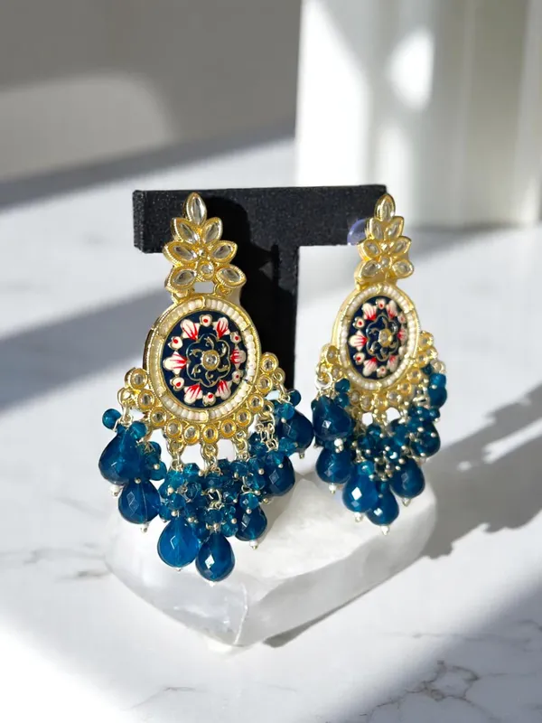 Blue_Gold_Plated_Traditional_Floral_Kundan_Studded_Minakari_Jhumki_Earrings_For_Women