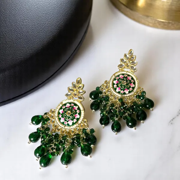 Green_Gold_Plated_Traditional_Floral_Kundan_Studded_Minakari_Jhumki_Earrings_For_Women