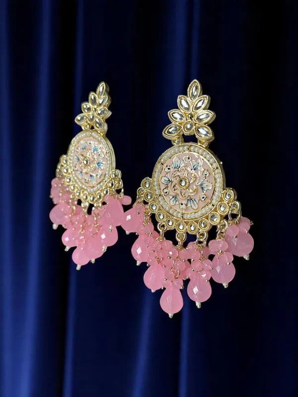 Light_Pink_Gold_Plated_Traditional_Floral_Kundan_Studded_Minakari_Jhumki_Earrings_For_Women