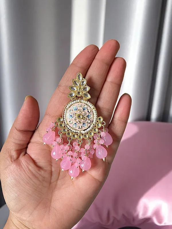 Light_Pink_Gold_Plated_Traditional_Floral_Kundan_Studded_Minakari_Jhumki_Earrings_For_Women