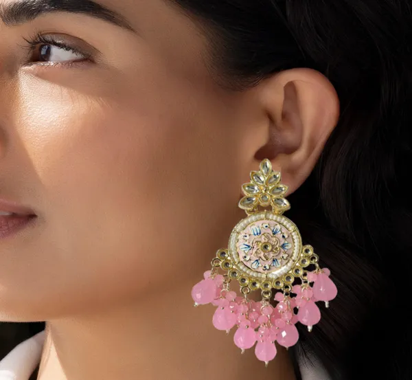 Light_Pink_Gold_Plated_Traditional_Floral_Kundan_Studded_Minakari_Jhumki_Earrings_For_Women