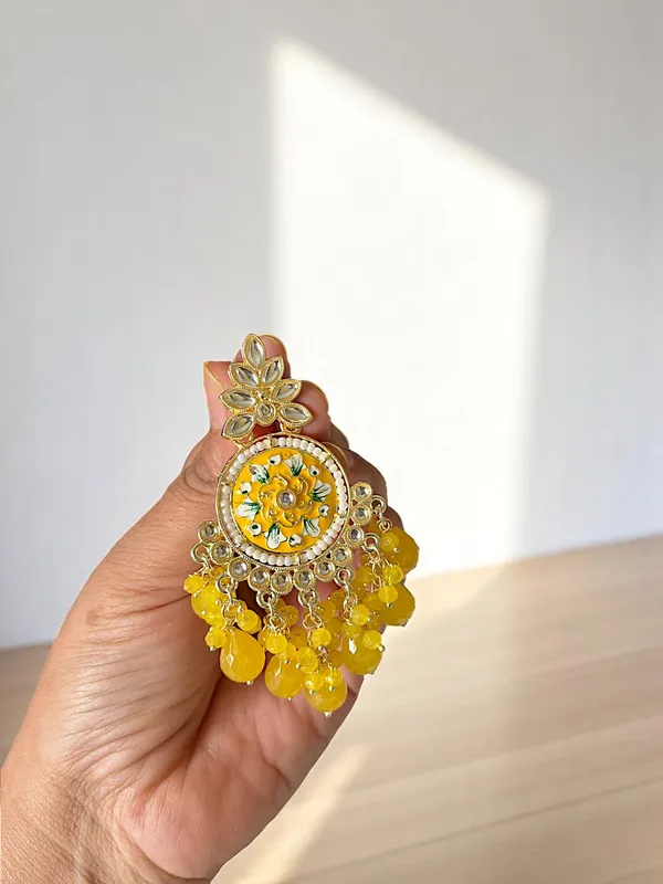 Yellow_Gold_Plated_Traditional_Floral_Kundan_Studded_Minakari_Jhumki_Earrings_For_Women