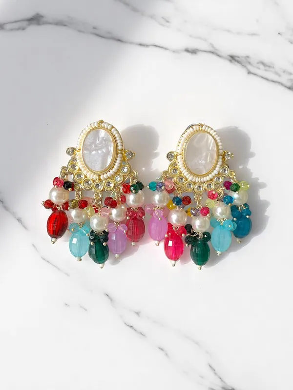 Multicolour_Traditional_Dangler_Earrings_For_Women_&Girls