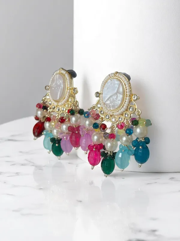 Multicolour_Traditional_Dangler_Earrings_For_Women_&Girls