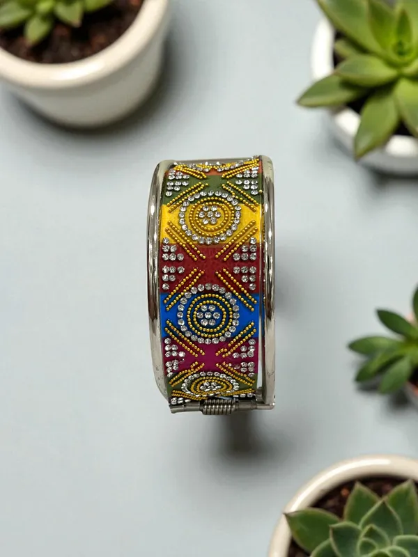 Multi_Colour_Navratri_Special_Beaded_&_Mirror_Work_Kada