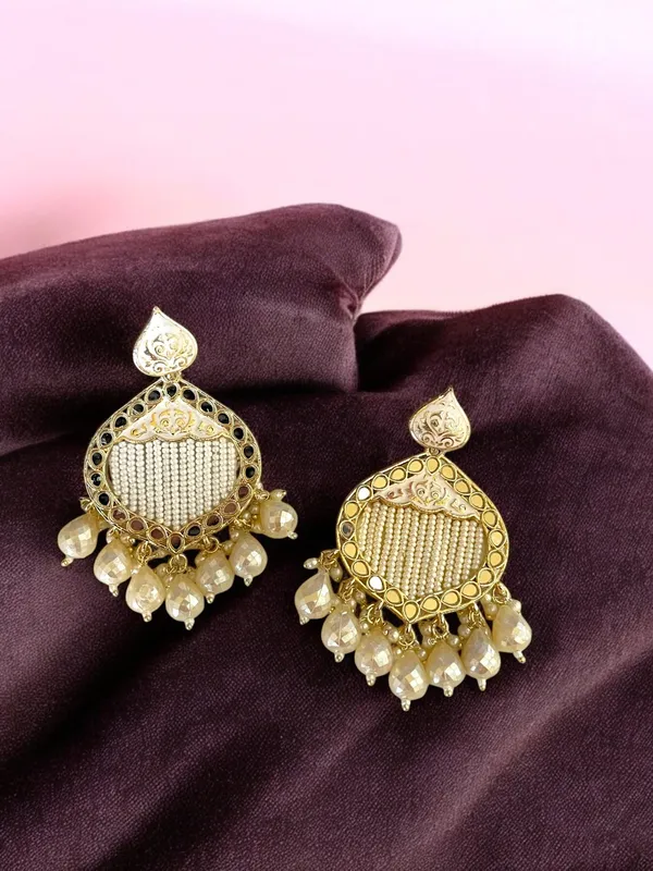 Golden_Gold_Plated_Designer_Handcrafted_Drop_Earring_Pearl_Kundan_Beaded_Chandbali_Earrings_For_Women