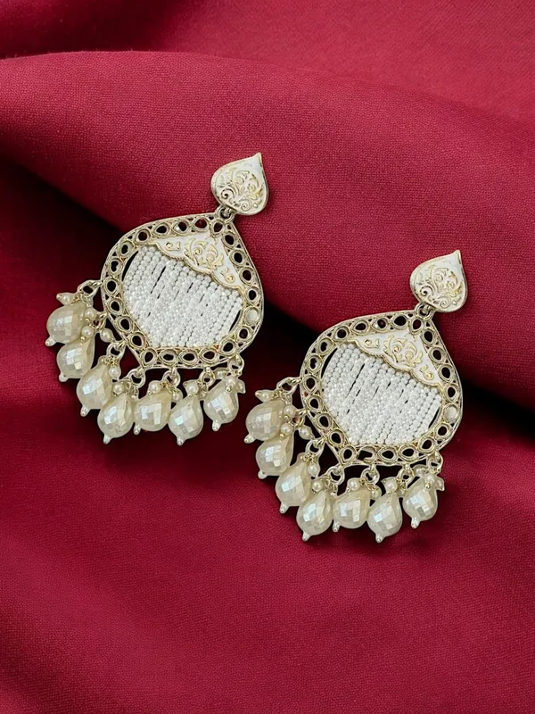 Golden_Gold_Plated_Designer_Handcrafted_Drop_Earring_Pearl_Kundan_Beaded_Chandbali_Earrings_For_Women