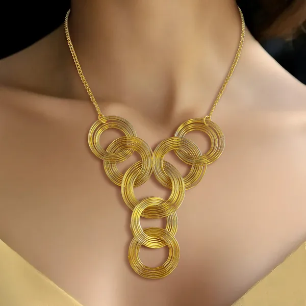 Golden_Bold_Gold-Tone_Stylish_Statement_Ring_Necklace_Set_With_Earrings_For_Women
