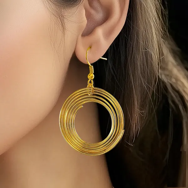 Golden_Bold_Gold-Tone_Stylish_Statement_Ring_Necklace_Set_With_Earrings_For_Women