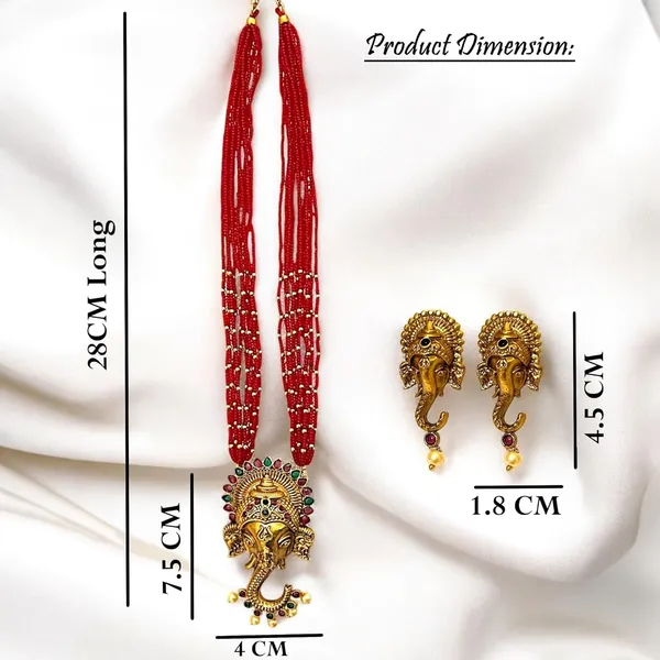 Multicolour_Long_Beaded_Necklace_with_Earring_For_Women
