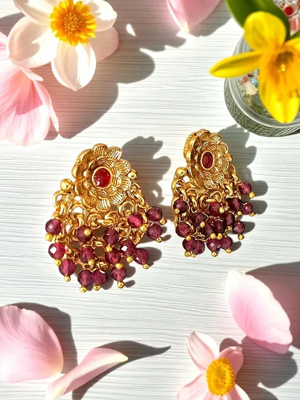 Multicolour__Traditional_Temple_Design_Gold-Plated_Pearl_Drop_Earrings_for_Women