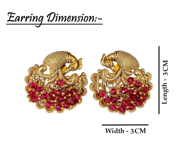 Multicolour__Traditional_Temple_Design_Gold-Plated_Pearl_Drop_Earrings_for_Women