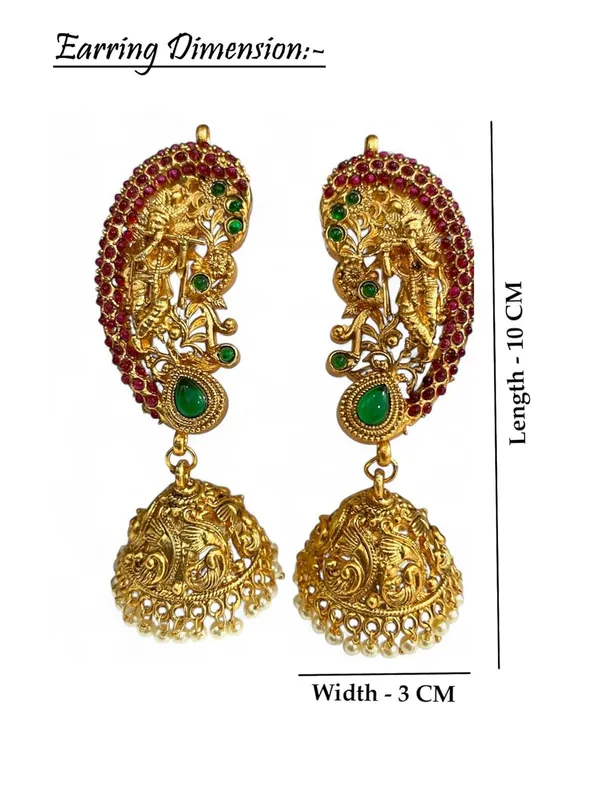Multicolour__Traditional_Gold-Plated_Ear_Cuff_Jhumki_Earrings_for_Women