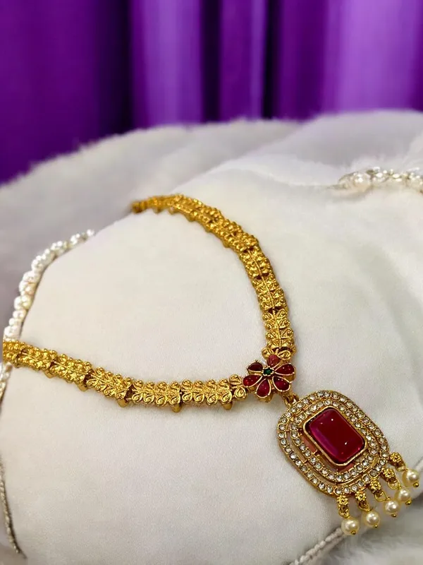 Multicolour_Long_Stone_Necklace_with_Earrings
