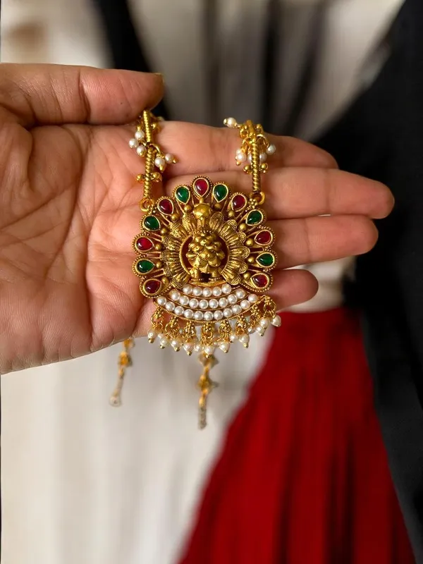 Multicolour_Traditional_South_Indian_Temple_Jewellery