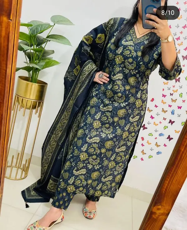Beautiful_Cotton_Kurti_Pant_Dupatta_Set