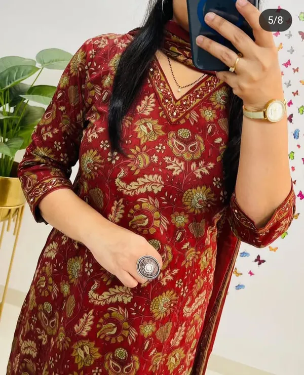 Beautiful_Pure_Cotton_Kurti_Pant_Dupatta_Set