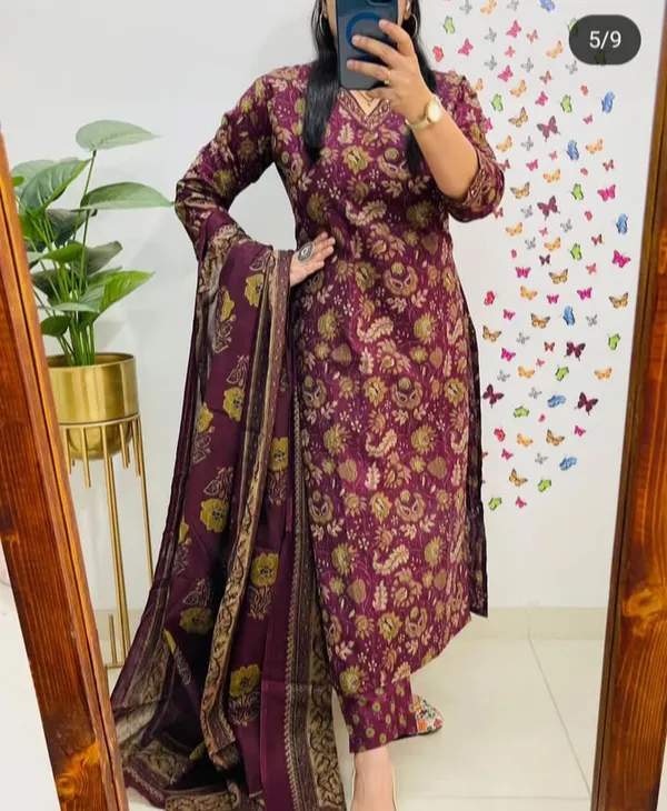 Cotton_Kurti_Pant_Dupatta_Set