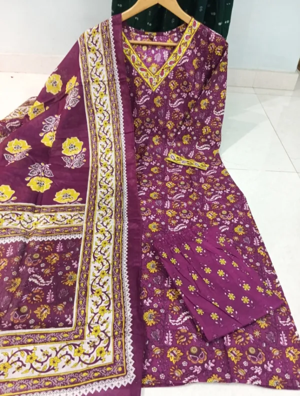 Cotton_Kurti_Pant_Dupatta_Set