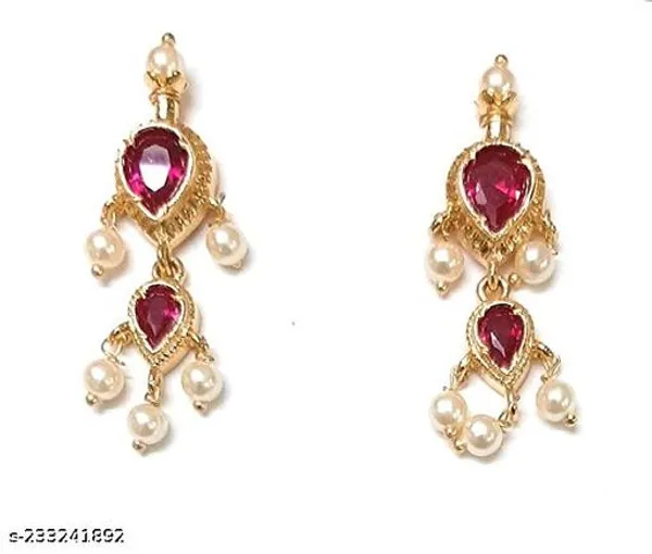 Maroon_Premium_Alloy_Pearl_Ethnic_Party_Wear_For_Women