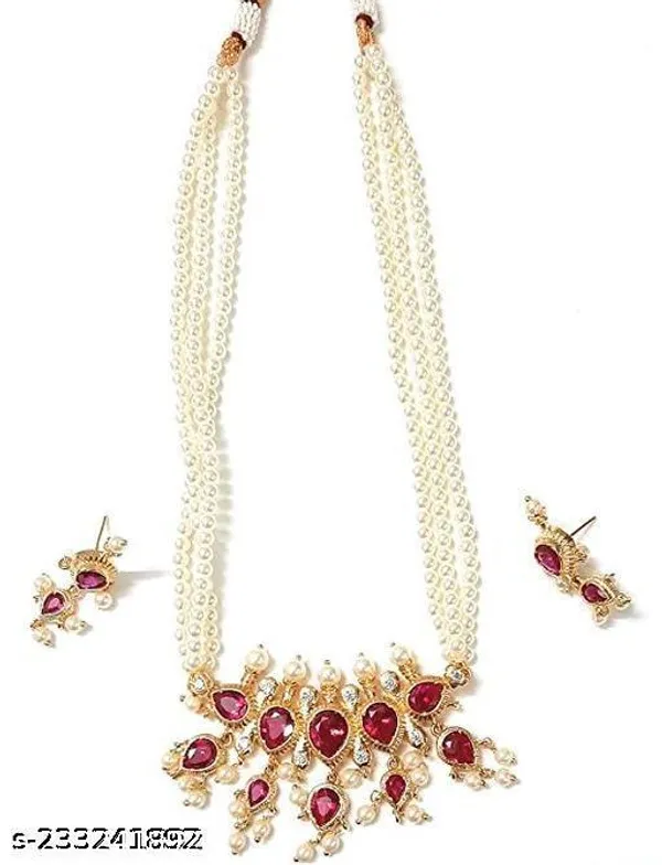 Maroon_Premium_Alloy_Pearl_Ethnic_Party_Wear_For_Women