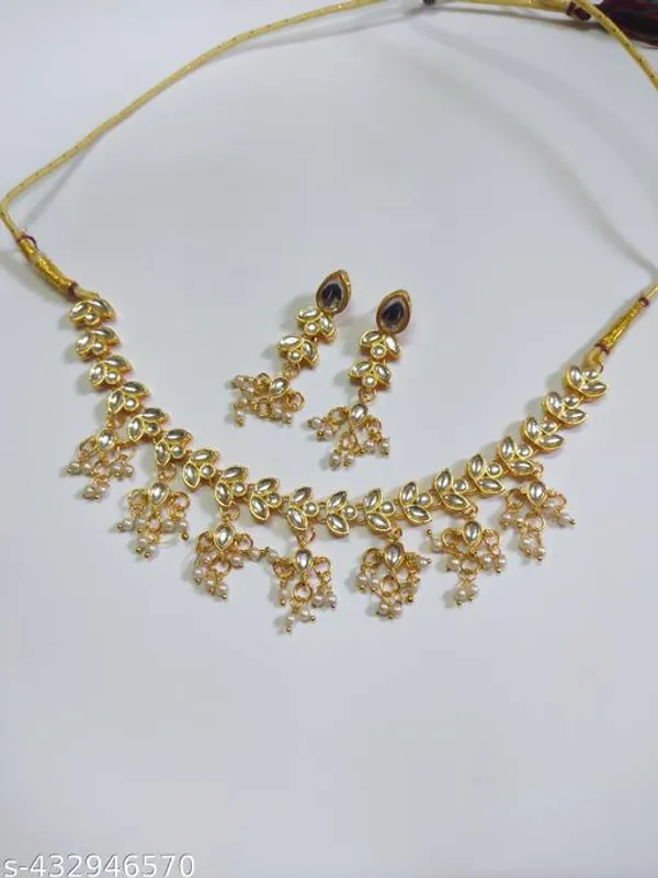 Beige_Premium_Alloy_Necklace_Ethnic_Party_Wear_For_Women