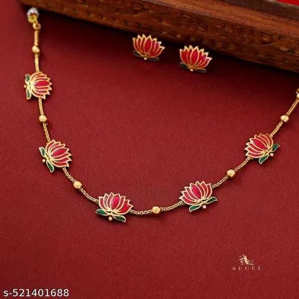 Red_Premium_Alloy_Necklace_Ethnic_Party_Wear_For_Women