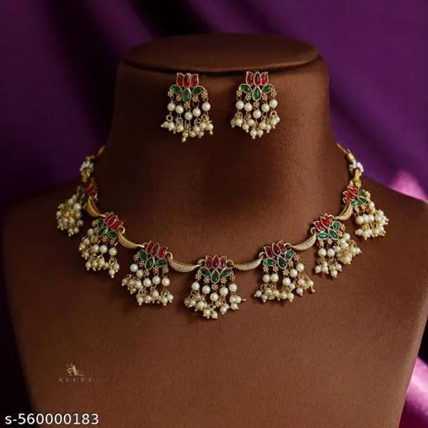 Multicolor_Premium_Alloy_Necklace_Ethnic_Party_Wear_For_Women