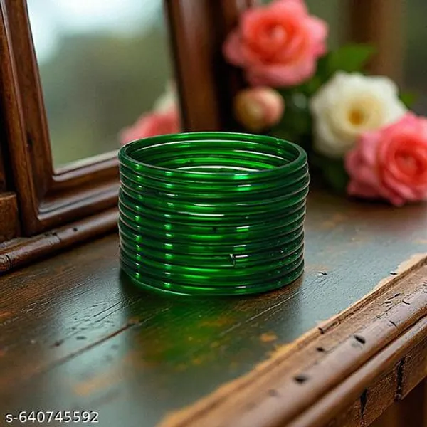 Green_Premium_Alloy_Bangles_Bridal_Wear_For_Women
