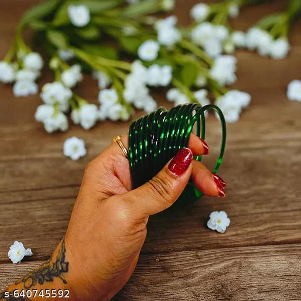 Green_Premium_Alloy_Bangles_Bridal_Wear_For_Women