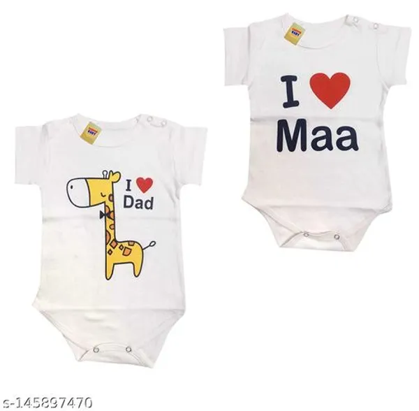 White_Body_Suit_Clothing_Set_For_Boys_And_Girls