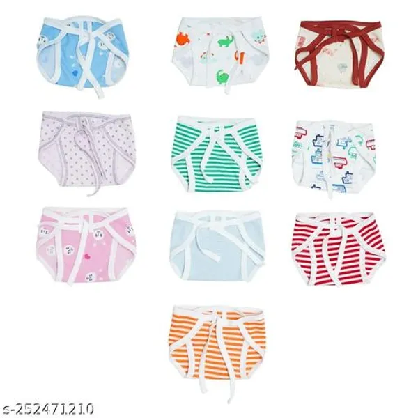 Multicolour_10_Single_Layer_Super_Soft_Cotton_Nappies_For_Boys_And_Girls