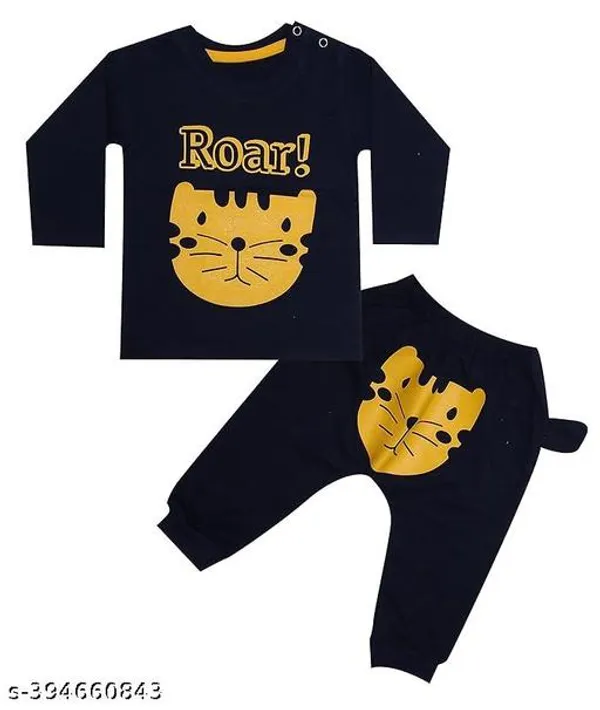 Multicolor_Cotton_T_Shirt_And_Pants_Set_For_Boys_And_Girls