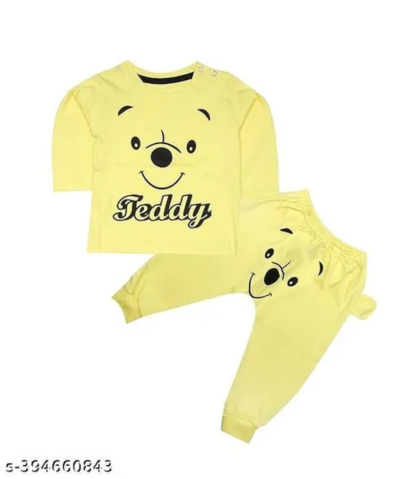 Multicolor_Cotton_T_Shirt_And_Pants_Set_For_Boys_And_Girls
