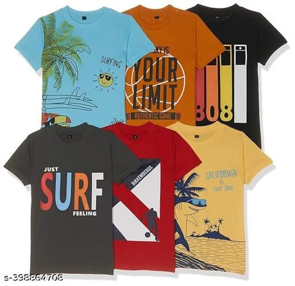Multicolor_Printed_Crew_Neck_Regular_Fit_T_Shirt__Pack_Of_5_For_Boys_And_Girls
