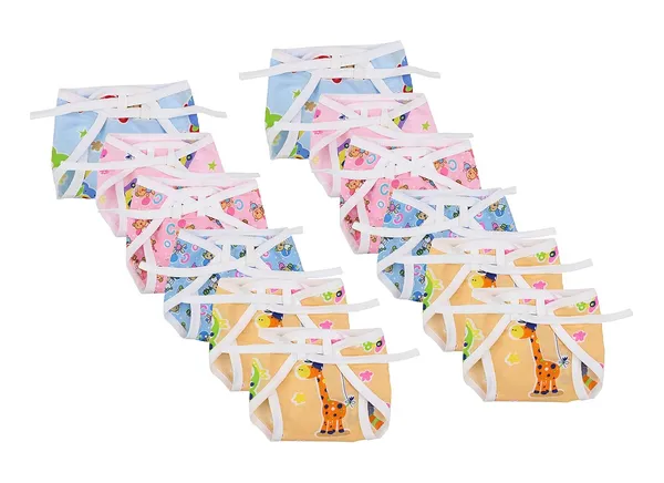 Multi_Color_Nappies_Pack_Of_12_For_Boys_And_Girls