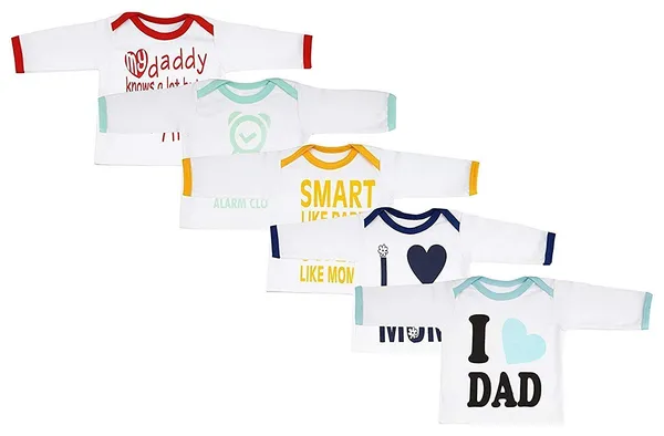 White_T_Shirts_Pack_Of_5_For_Boys_And_Girls